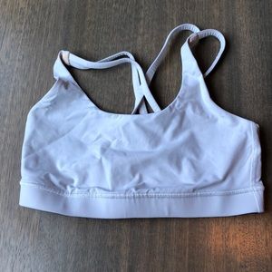 Lululemon sports bra white size 8.